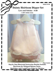 #140 Dainty Heirloom Diaper Set